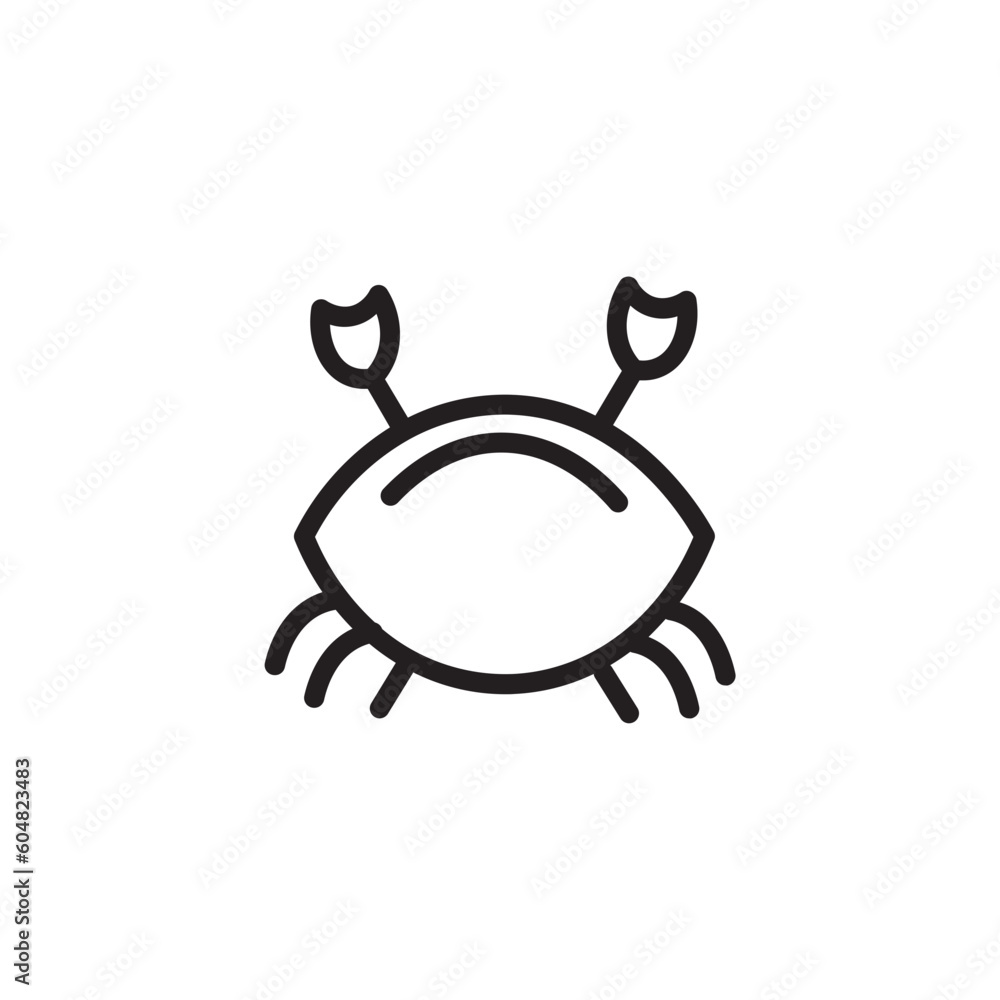 Animal Cancer Crab Outline Icon Animal Cancer Crab Outline Icon