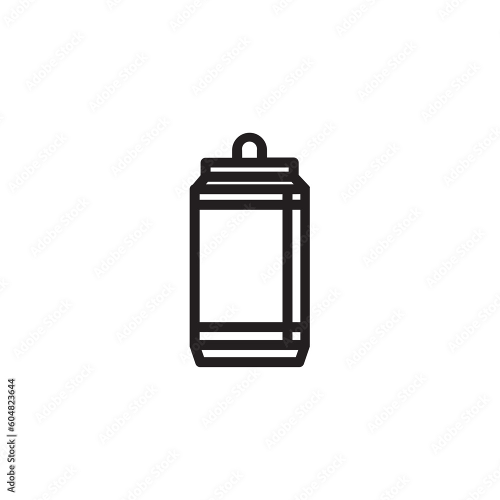 Carbonated Drink Energy Outline Icon Carbonated Drink Energy Outline Icon