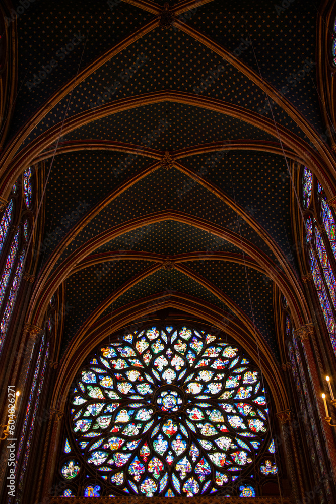 Saint Chapelle della città di Parigi, Francia