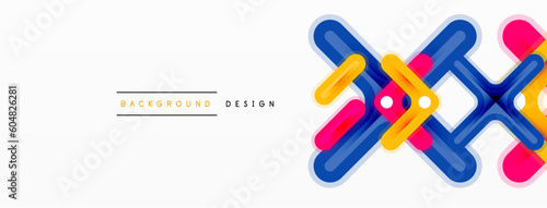 Minimal geometric background cross line. Design for wallpaper, banner, background, landing page, wall art, invitation, prints, posters