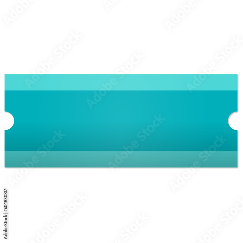 Mint rectangle discount gift voucher