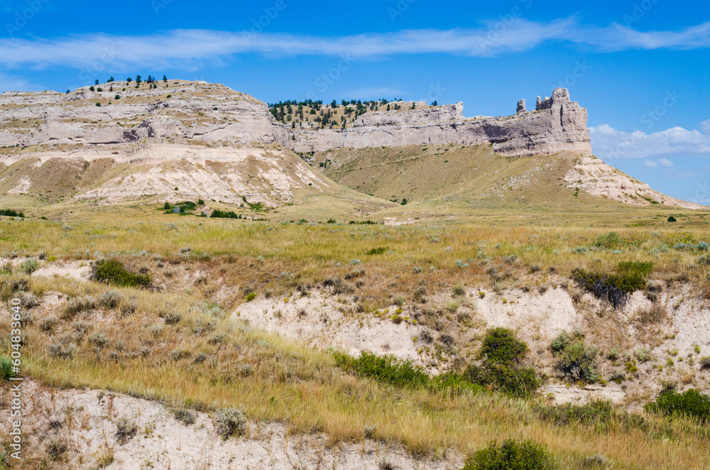 Buttes and Landscape of Scotts Bluff National Monument