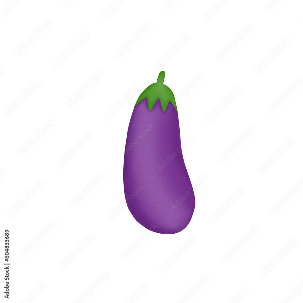 eggplant isolated on white background eggplant isolated on white background