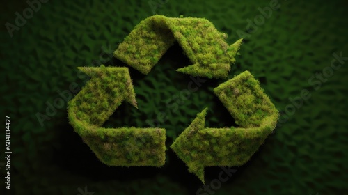 Moss recycle symbol