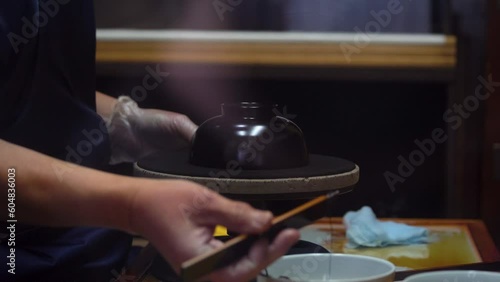 輪島塗りの工房 石川県輪島市 WAZIMA PaintingI,URUSHI