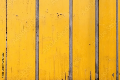 Abstract architecture grey yellow concrete wall and lines Generative AI © ChaoticMind