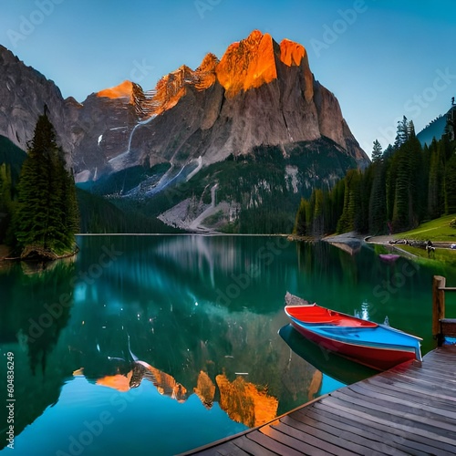 lake and mountains © ra0