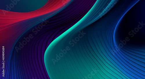 Digital background  RGB smooth waves