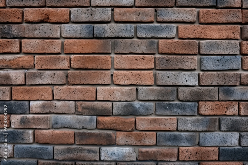 Red brick wall background Generative AI Red brick wall background Generative AI