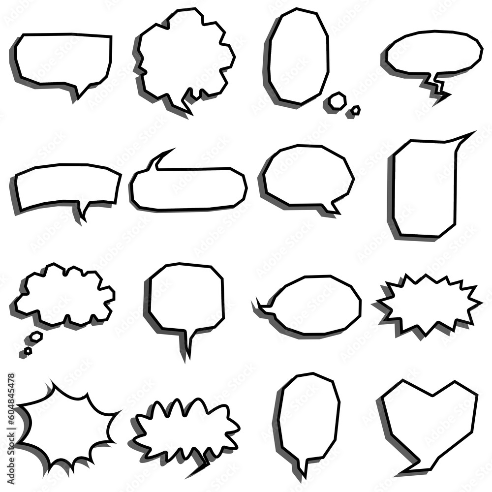 Fototapeta premium speech bubbles