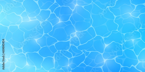 swimming pool ripple wave background vector illustration © HNKz