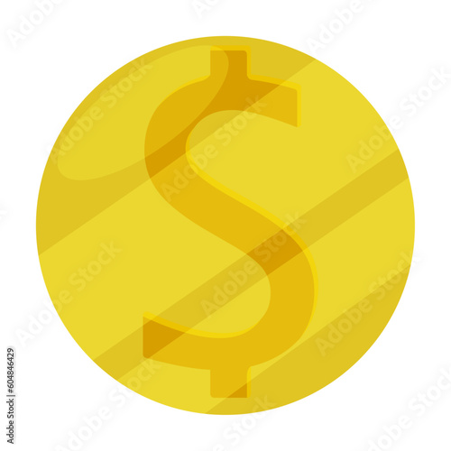 illustration of coins, coins carefully drawn, showing their unique design with glare , currency  