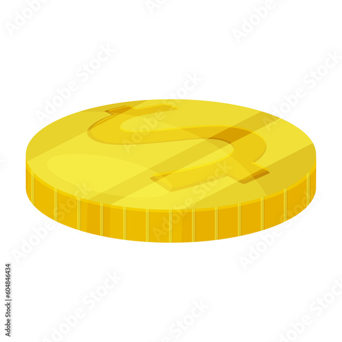 illustration of coins, coins carefully drawn, showing their unique design with glare , currency  