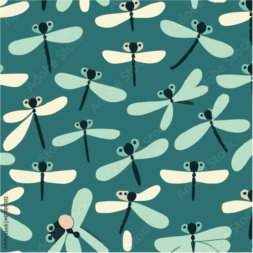 cute simple dragonfly pattern, cartoon, minimal, decorate blankets, carpets, for kids, theme print design
