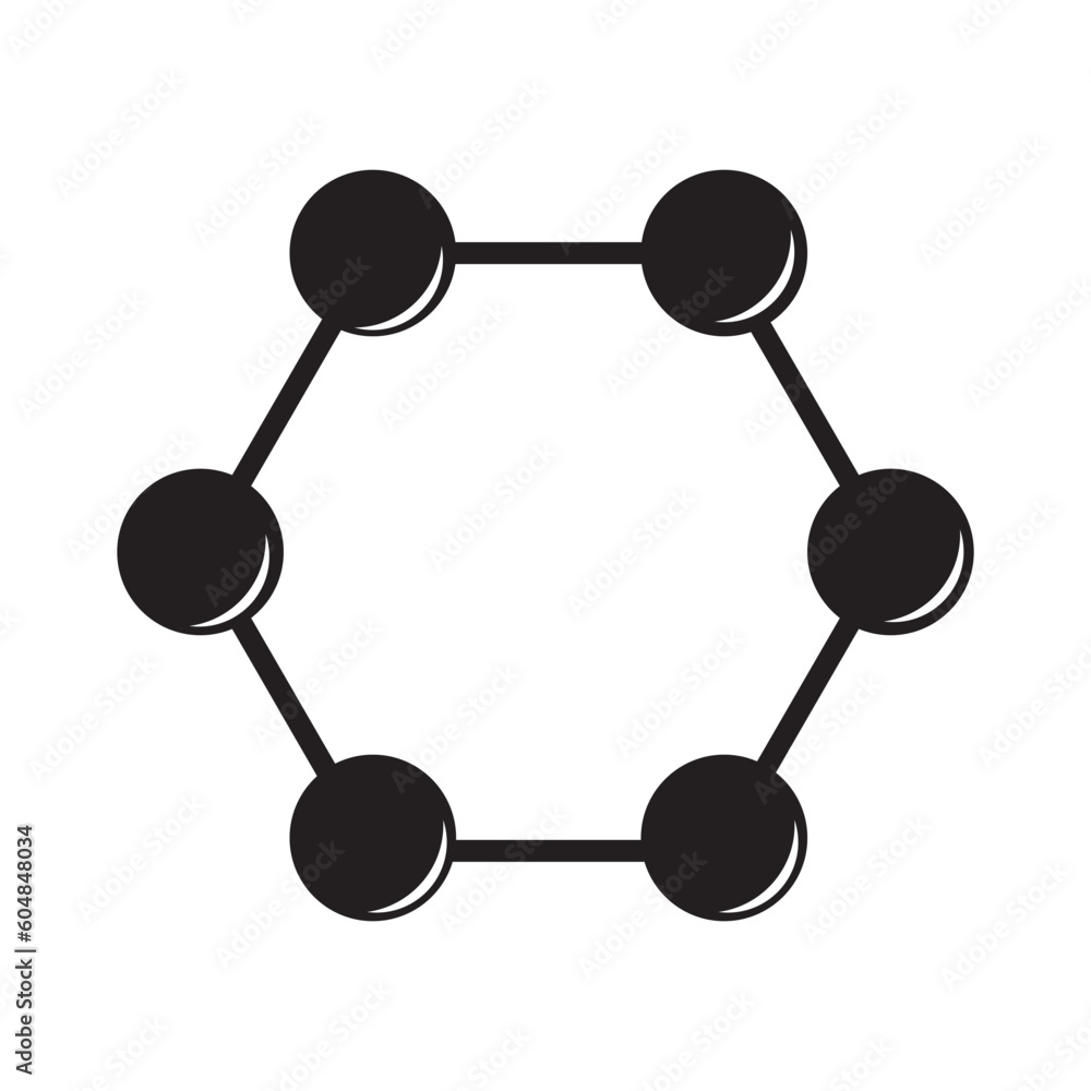 molecule icon vector molecule icon vector