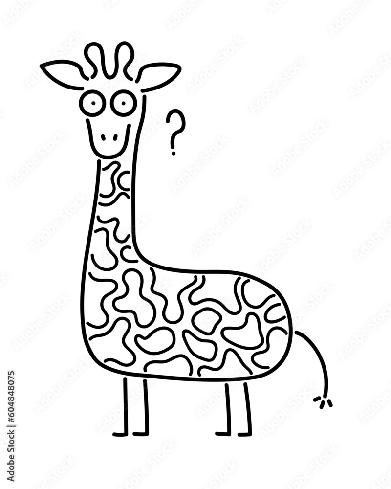 giraffe vector illustration