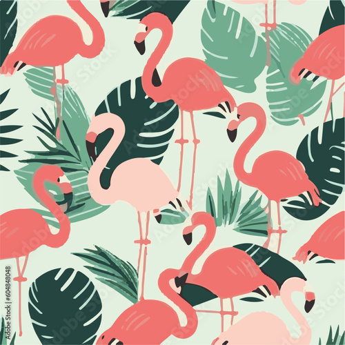 cute simple flamingo pattern, cartoon, minimal, decorate blankets, carpets, for kids, theme print design
