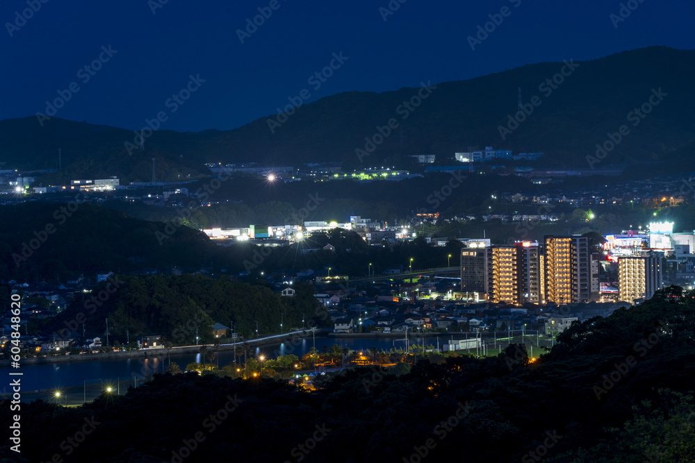 Fototapeta premium 夜景 海沿い