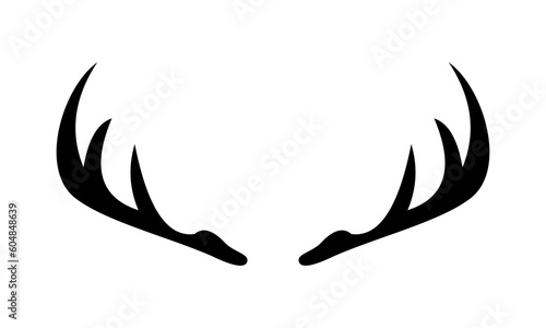 deer antler horn vector logo