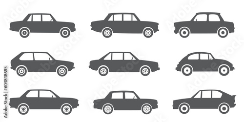 cars simple on the white background volume 1
