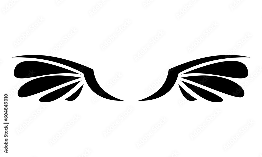 Fototapeta premium wing vector icon
