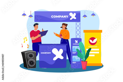 Event planners organize advertising events.