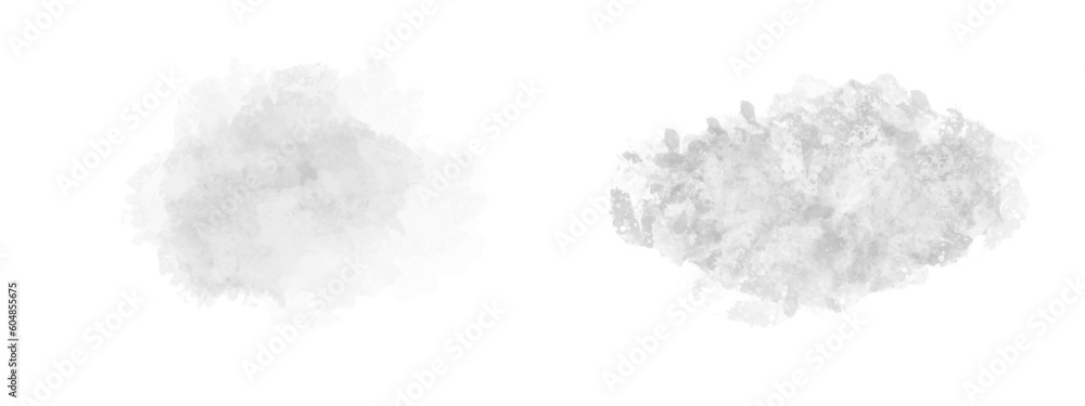 white texture and white brush effect transparent background. Vector realistic isolated watercolor splash effect for decoration and covering on the transparent background.