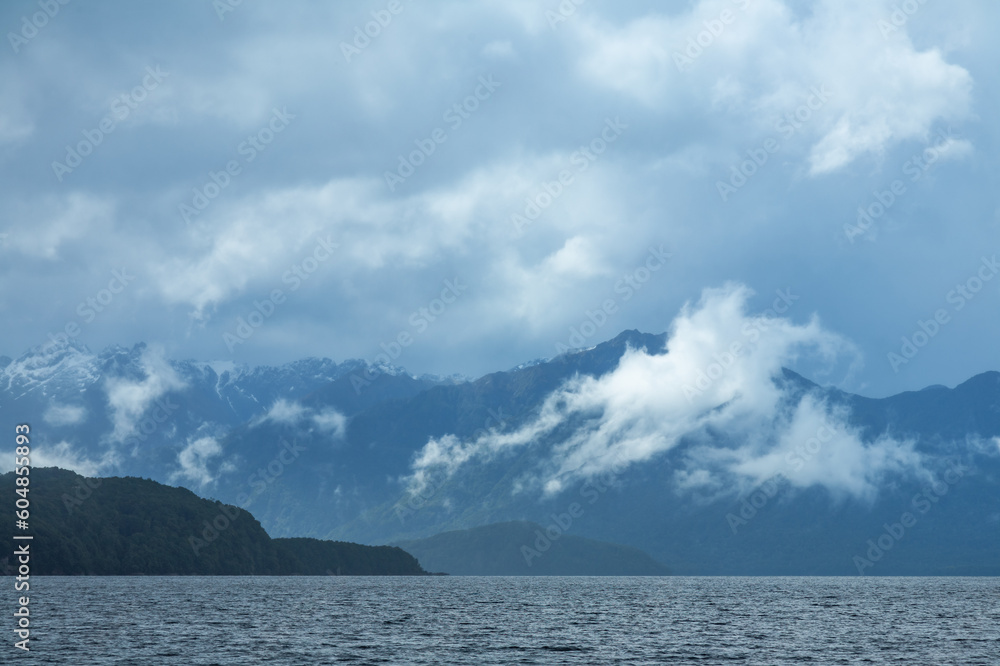 Manapouri Lake in Southland South Island New Zealand