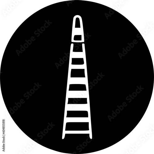 ladder icon vector isolate on white background