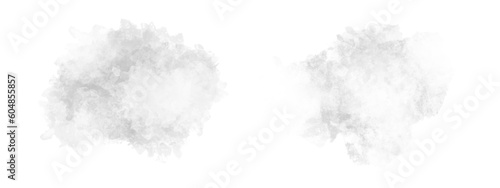 white texture and white brush effect transparent background. Vector realistic isolated watercolor splash effect for decoration and covering on the transparent background.