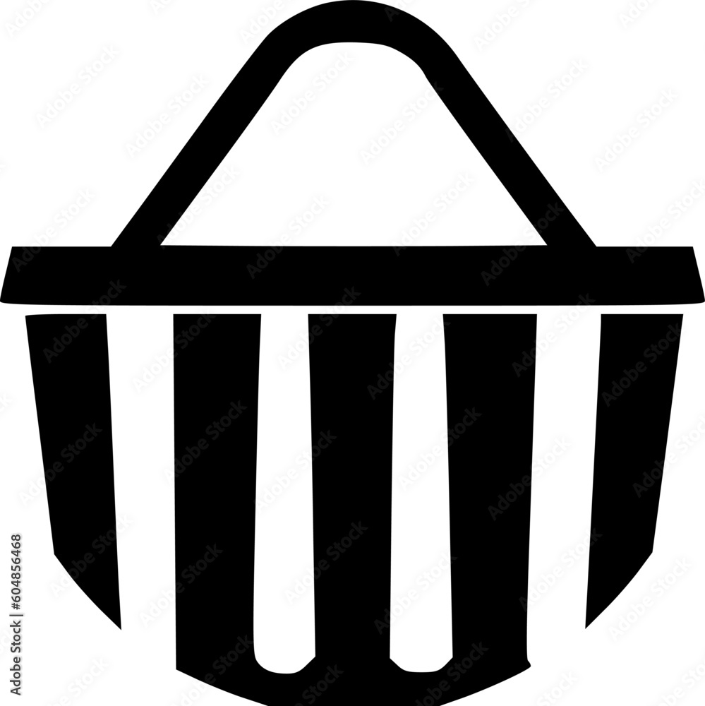 shop basket icon vector isolate on white background shop basket icon vector isolate on white background