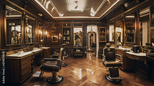 Hair salon and barber shop - IA générative
