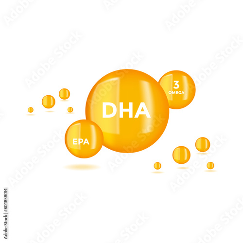 Shiny fish oil nutrition epa and dha for good health