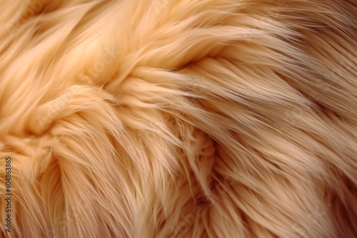 Fluffy Animal Pet Fur Texture Generative AI 