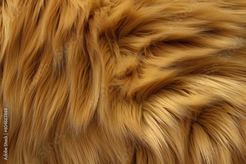 Fluffy Animal Pet Fur Texture Generative AI 