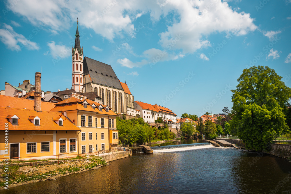 Naklejka premium Cesky Crumlov old town, Czech Republic