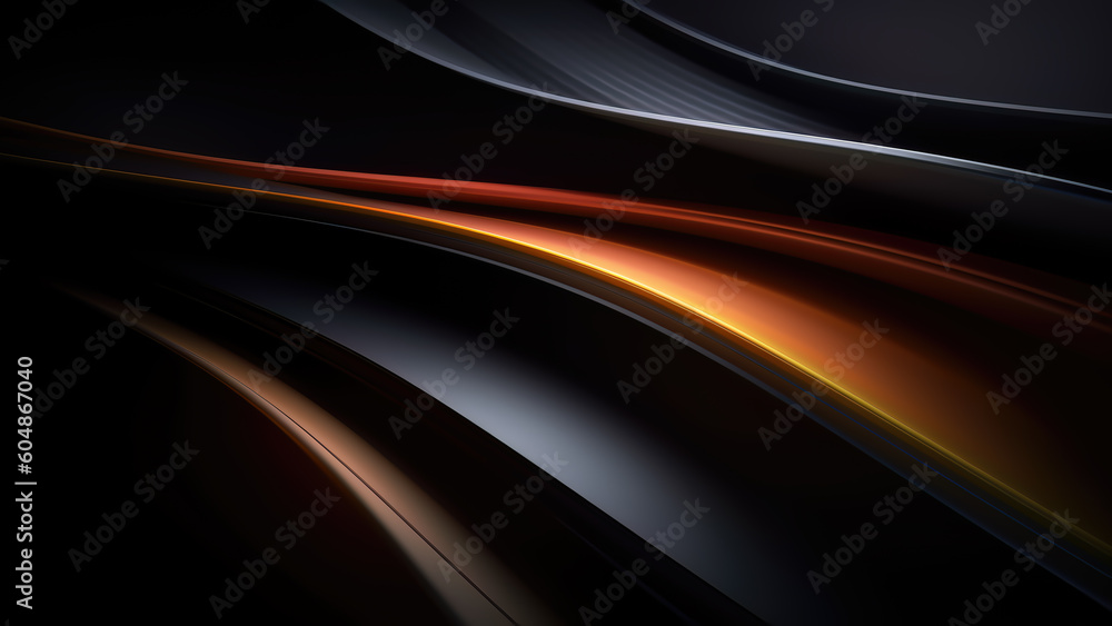 Fototapeta premium 3D Abstract Dark Background