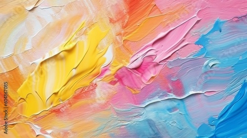 Oil paint textures as color abstract background