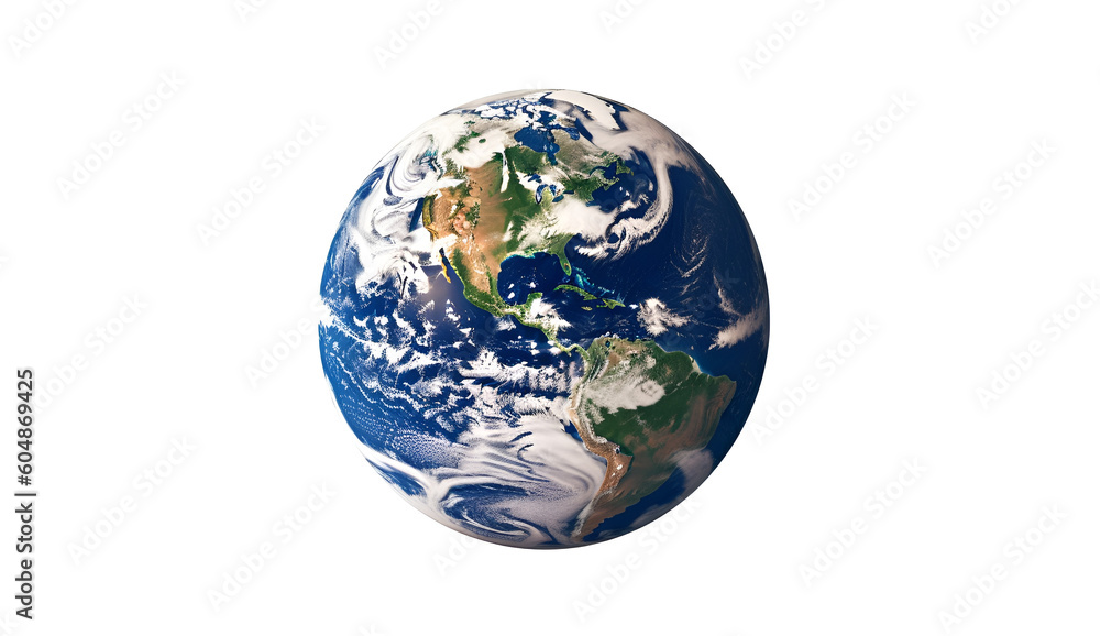 Fototapeta premium blue earth seen from the moon