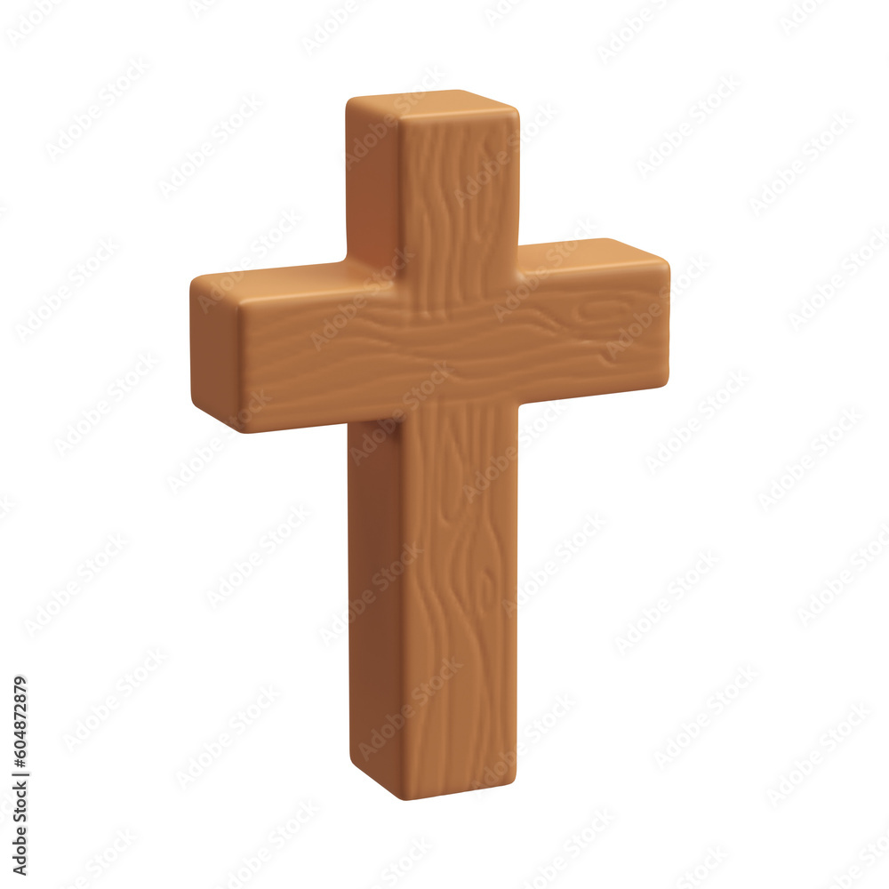 3d icon Wooden Cross, symbol of the resurrection of Jesus Christ. He is risen. Easter resurrection illustration. Scripture isolated transparent png background 3d icon Wooden Cross, symbol of the resurrection of Jesus Christ. He is risen. Easter resurrection illustration. Scripture isolated transparent png background