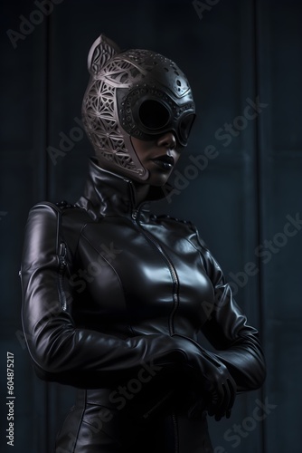 Leather masks. AI series