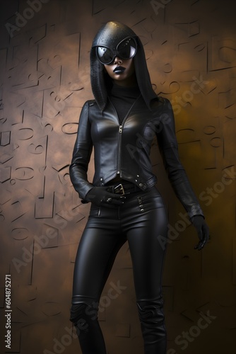 Leather masks. AI series