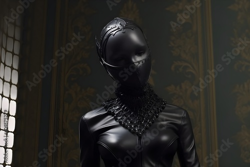 Leather masks. AI series © Oleksandr