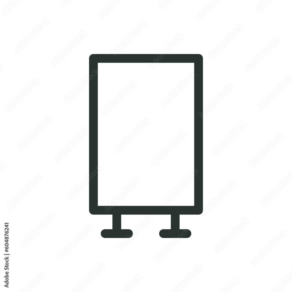 Fluorescent starter vector icon with editable stroke Fluorescent starter vector icon with editable stroke
