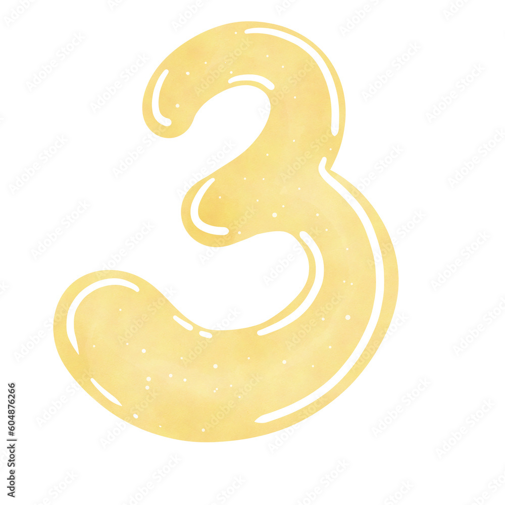 a golden font number a golden font number