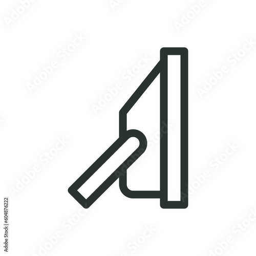 Floodlight isolated icon, flood light vector icon with editable stroke