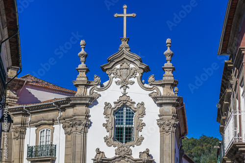 Church next to Casa da Capela das Malheiras in Viana do Castelo city, Portugal photo