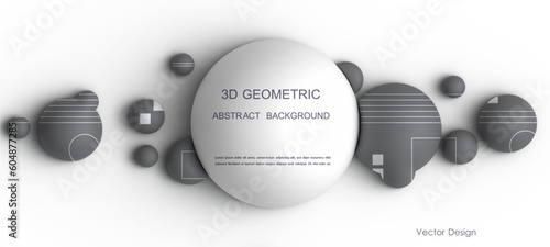 Illustration abstract dynamic liquid-fluid shape, gradient color background. 3d rendering bubble shape,element minimal vector. Modern graphic design three-dimensional for poster cover, banner template