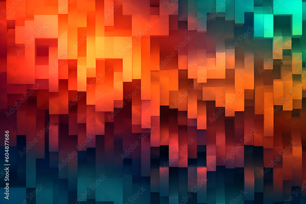Colorful Squared Background