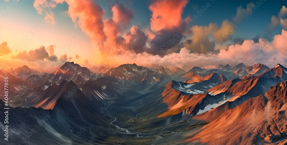 Awesome Alps Sunset Awesome Alps Sunset